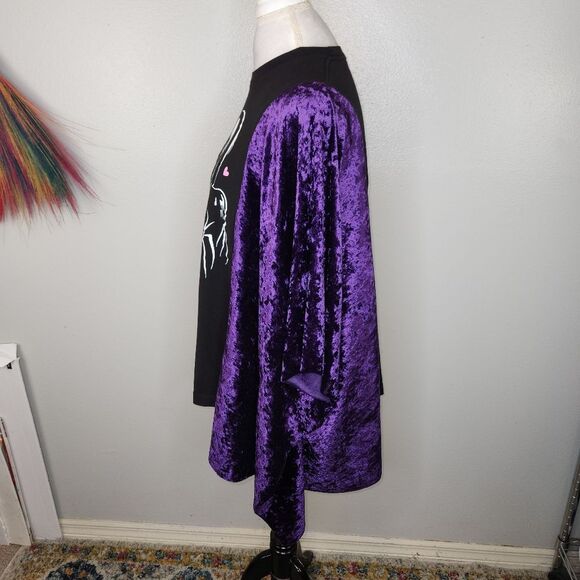 Boneyard Threadz Ghost Face "Do You Like Scary Movies, Too?" Upcycled Top O/S - Picture 9 of 10